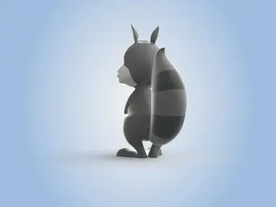Racoon 3D model