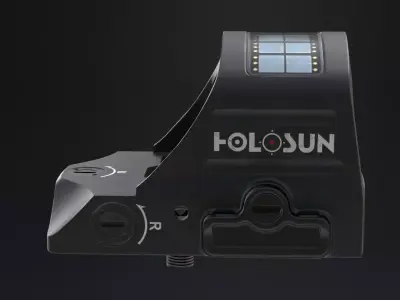 Holosun Holosun HS507C-X2 red dot sight Low-poly 3D model