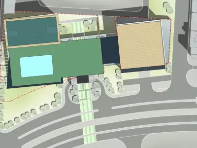 Sketchup Office building P3 3D model