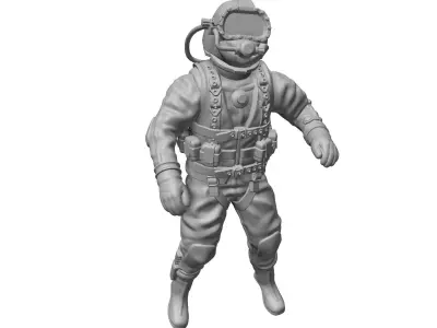 Industrial Diver Pos 03 3D print model