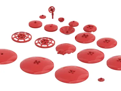 TwindBricks3D - 13 Antenna collection 3D print model