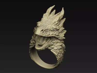 dragon design epic carnivore warrior bat python pendant hydra  3D print model