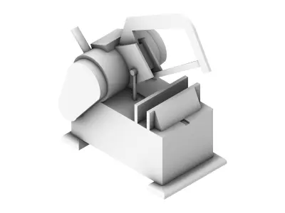 Horizontal Band Saw Machine  3D model