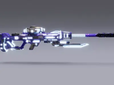 Wepon AWM  3D model