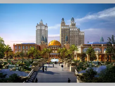 Hotel Building 3D model 18