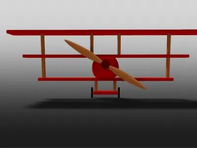 Airplane shelf - Red baron 3D print model