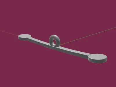 Fasten parts for bracelet or pendant  3D print model