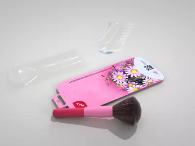 Card 01 Powder Brush 3D model