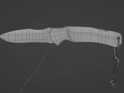 Knife Free 3D model buy
