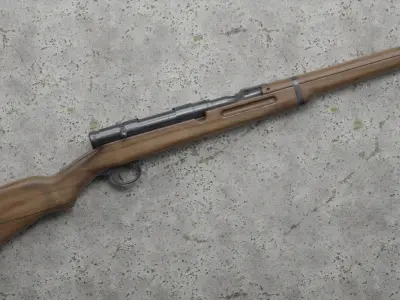 Arisaka 38 Low-poly 3D model