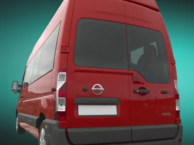 Nissan NV400 Passenger Minibus L3H3 3D model