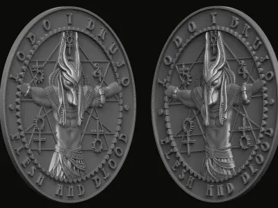 Anubis Pendant 3D print model