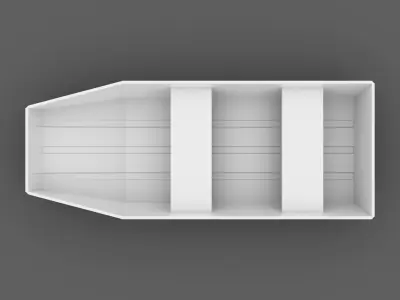 Flat Boat 3D model