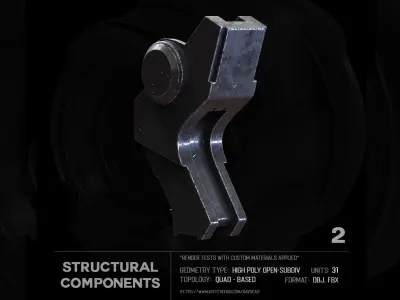 31 Structural Components Vol I SUBD 3D model