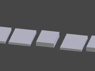 Old Books LOW POLY Low-poly 3D model