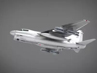 A 7E Corsair II 3D model get