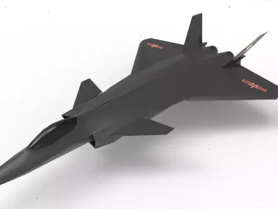 Chengdu J-20 3D model purchase
