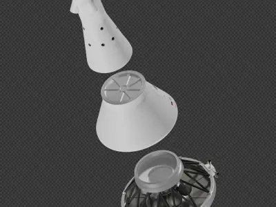 Excalibur Almaz Reusable Reentry Vehicle 3D model