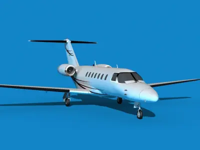 Cessna C528 Citation CJ3 V04 3D model