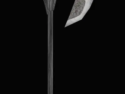 Axe Weapon Pack 5 in 1 Free low-poly 3D model