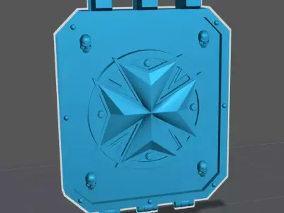 Templar Land-Door Alternative  3D model