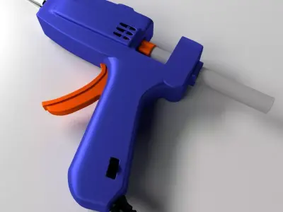 Glue Gun 3D model get