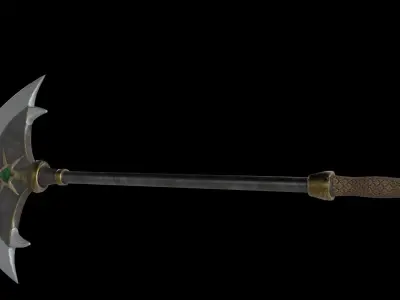 Axe 02 Low-poly 3D model purchase