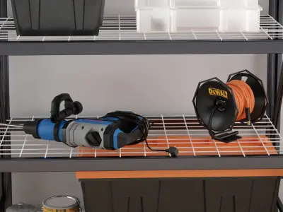 Garage Tools Set 3D model