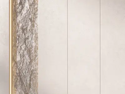 Headboard 3d Wall Panel 09 3D model