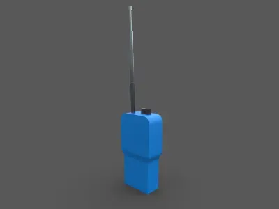  walkie talkie Low-poly 3D model