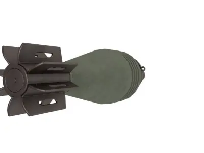 60 mm mortar rounds 3D model