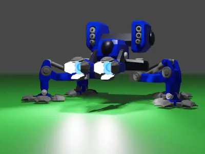 raptor   machine 3D model