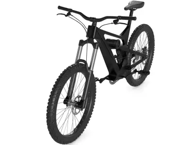 Downhill Bicycle 3D model buy