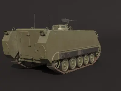 M113A3 Armored Personnel Carrier 3D model