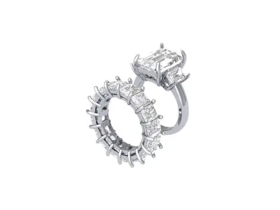Wedding Ring  3D print model 437
