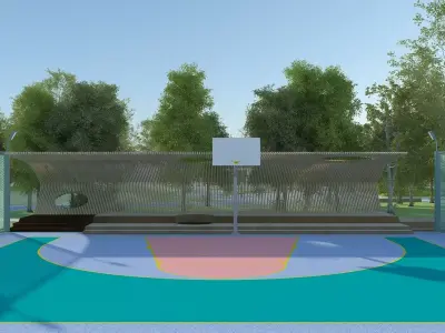City Park Design 3D model