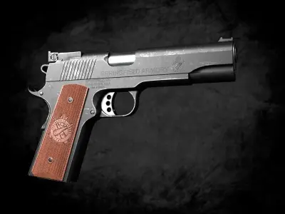 colt 1911 RANGE OFFICER Free 3D model