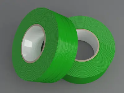 Duct Tape Green 3D model