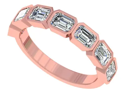 Emd Stone Bezel Set Band 3D print model