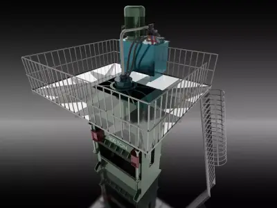Hydraulic Press 3D model buy