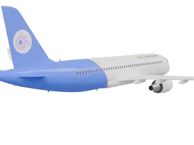 Airbus A320 3D model shop