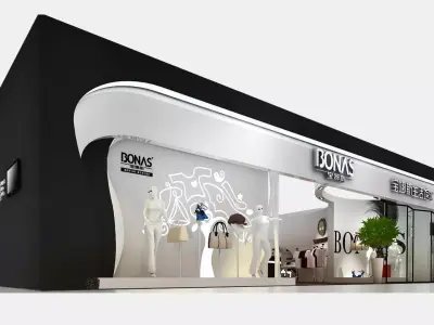 Exhibition - size - 20X16-3DMAX2009-009 3D model