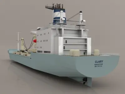 MV Clary 3D model