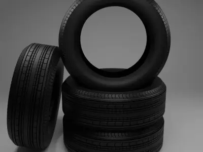 Wheel 3D Model 3D model