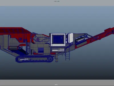 Stone Crusher  SandVik 3D model