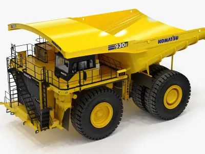 Komatsu 930 E-5 Mining Dump Truck 3D model
