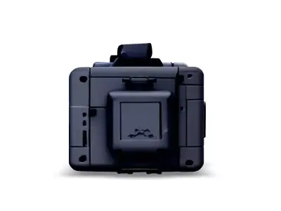 SciFi Power Supply and Batteries Low-poly 3D model