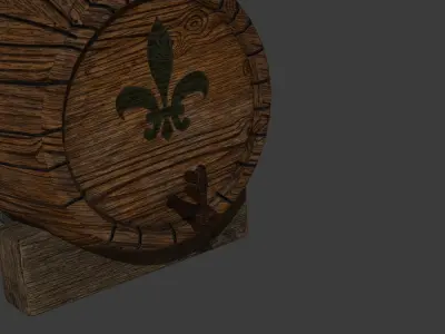 cask ale 3D model