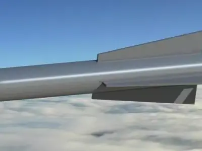 Long Range Air to Air Missile Free 3D model