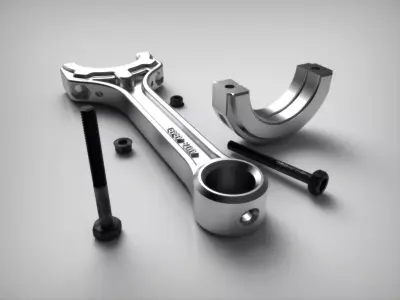 connecting rod 3d model 3D model
